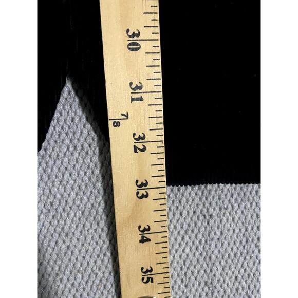 Corduroy Sport Coat Men's 48 Regular Black Two Button Lined Blazer - Picture 13 of 13